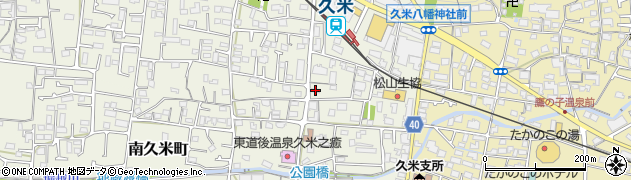 愛媛県松山市南久米町277周辺の地図