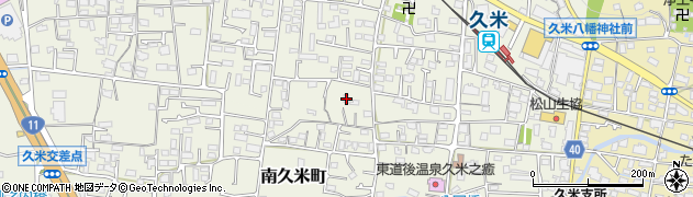 愛媛県松山市南久米町435周辺の地図
