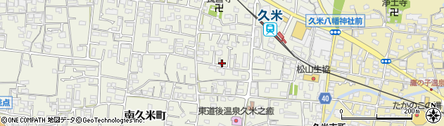 愛媛県松山市南久米町374周辺の地図