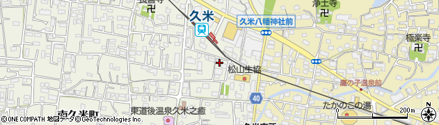 愛媛県松山市南久米町272周辺の地図