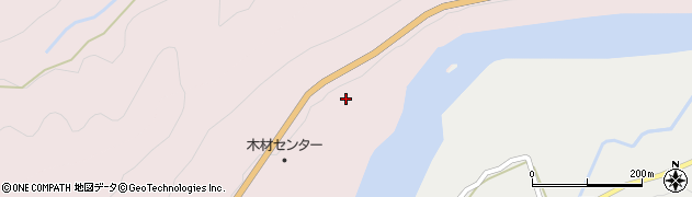 徳島県那賀郡那賀町吉野松ノ下周辺の地図