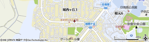 神戸サンド屋　むなかた店周辺の地図
