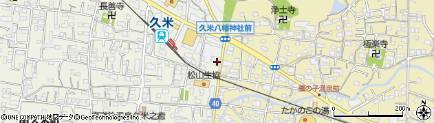 愛媛県松山市南久米町261周辺の地図