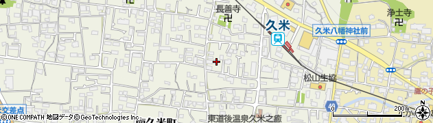 愛媛県松山市南久米町366周辺の地図