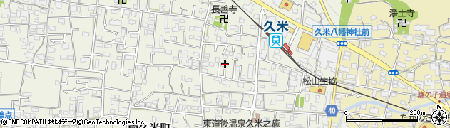愛媛県松山市南久米町373周辺の地図