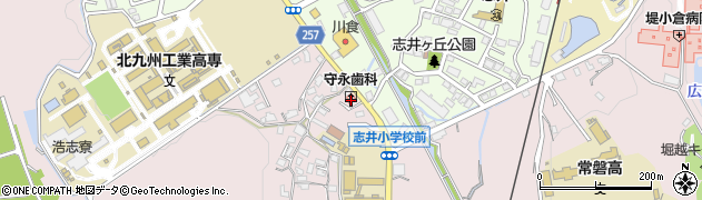 守永歯科医院周辺の地図