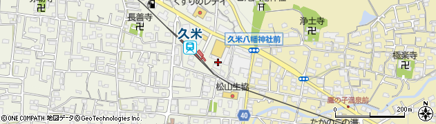 愛媛県松山市南久米町245周辺の地図