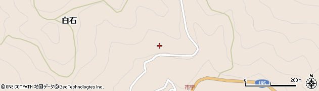 徳島県那賀郡那賀町白石引地周辺の地図