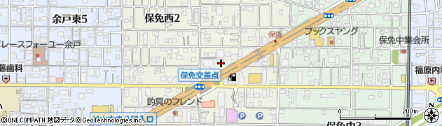セブンイレブン松山保免西１丁目店周辺の地図