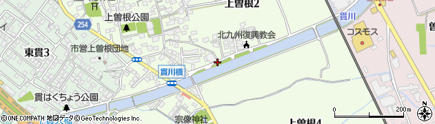 福岡県北九州市小倉南区上曽根周辺の地図
