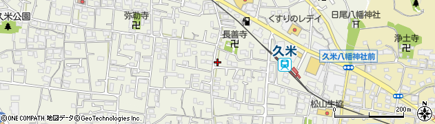 愛媛県松山市南久米町396周辺の地図