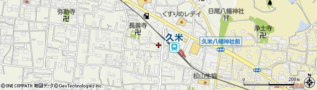 愛媛県松山市南久米町387周辺の地図