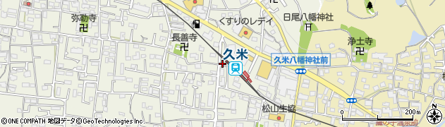 愛媛県松山市南久米町232周辺の地図