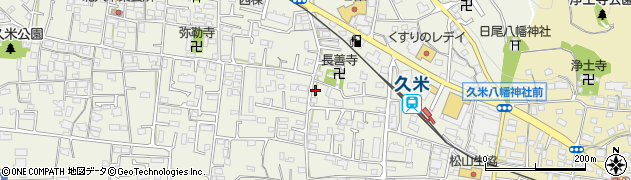 愛媛県松山市南久米町397周辺の地図
