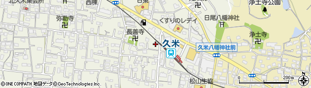 愛媛県松山市南久米町231周辺の地図