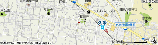 愛媛県松山市南久米町398周辺の地図