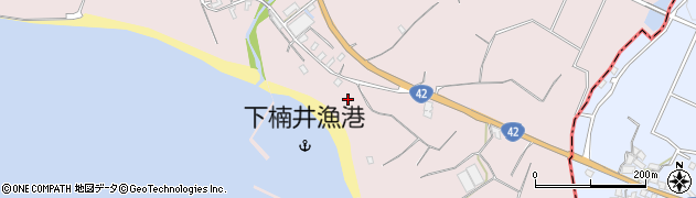 和歌山県御坊市名田町楠井674周辺の地図