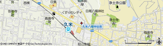 愛媛県松山市南久米町145周辺の地図