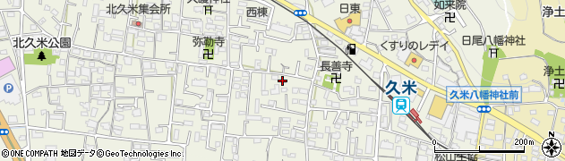 愛媛県松山市南久米町405周辺の地図
