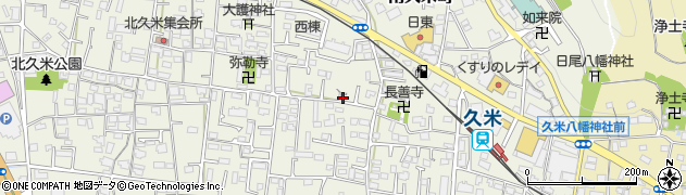 愛媛県松山市南久米町195周辺の地図