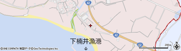 和歌山県御坊市名田町楠井993周辺の地図