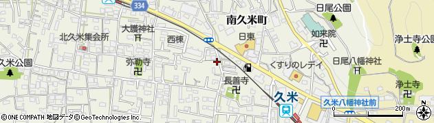 愛媛県松山市南久米町199周辺の地図