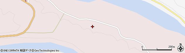 徳島県那賀町（那賀郡）延野（槇谷）周辺の地図
