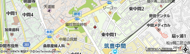 東京堂美容室周辺の地図