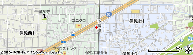 矢野貸ふとん店配送センター周辺の地図