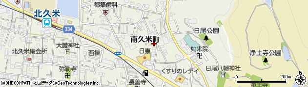 愛媛県松山市南久米町124周辺の地図