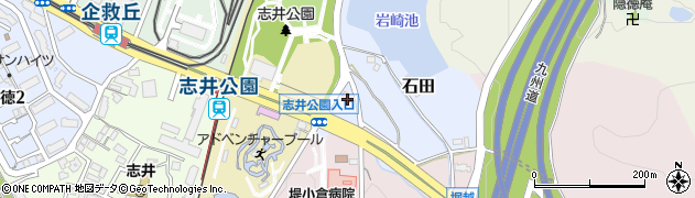 福岡県北九州市小倉南区石田25周辺の地図