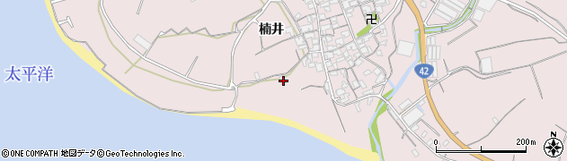 和歌山県御坊市名田町楠井586周辺の地図