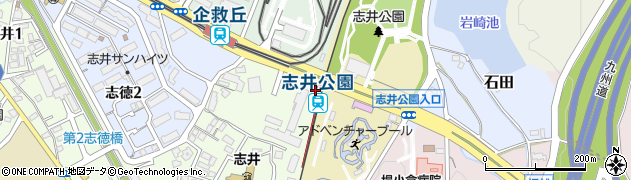 志井公園駅周辺の地図