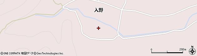 徳島県那賀町（那賀郡）入野（弥平次）周辺の地図