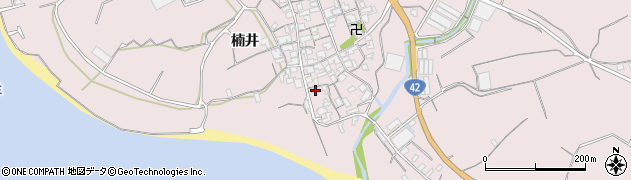 和歌山県御坊市名田町楠井622周辺の地図