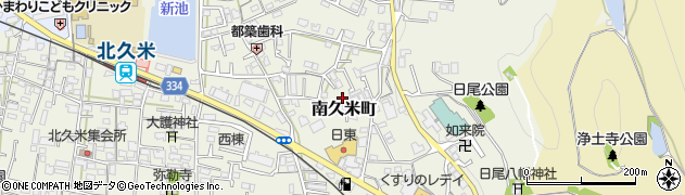 愛媛県松山市南久米町103周辺の地図