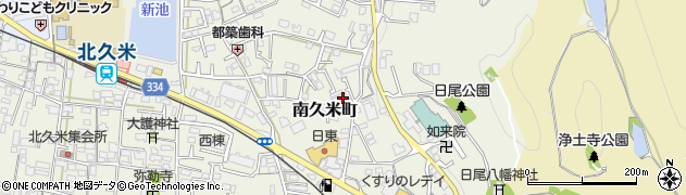 愛媛県松山市南久米町100周辺の地図