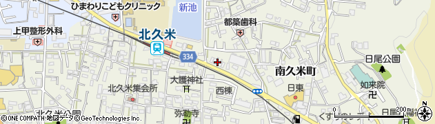 愛媛県松山市南久米町111周辺の地図