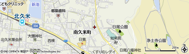 愛媛県松山市南久米町94周辺の地図