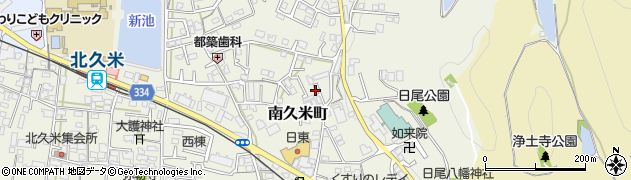 愛媛県松山市南久米町99周辺の地図