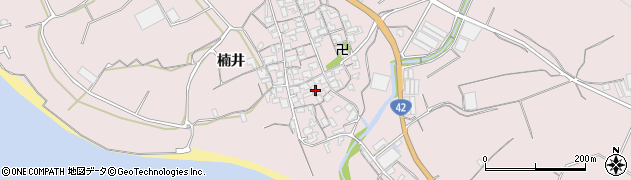 和歌山県御坊市名田町楠井653周辺の地図