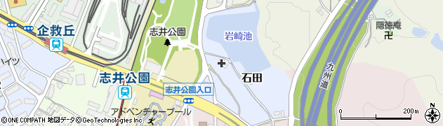 福岡県北九州市小倉南区石田33周辺の地図