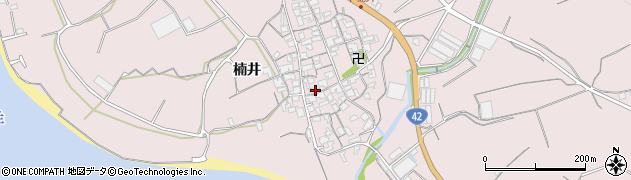 和歌山県御坊市名田町楠井549周辺の地図
