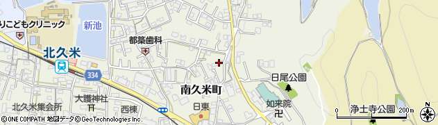 愛媛県松山市南久米町96周辺の地図