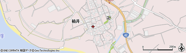 和歌山県御坊市名田町楠井555周辺の地図