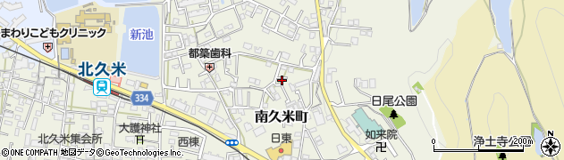 愛媛県松山市南久米町87周辺の地図