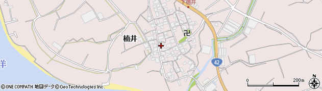 和歌山県御坊市名田町楠井553周辺の地図