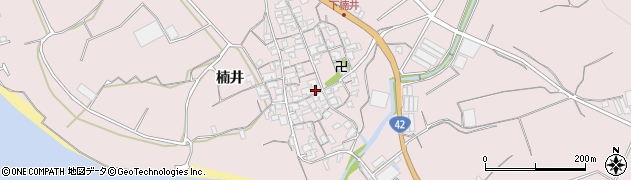 和歌山県御坊市名田町楠井546周辺の地図