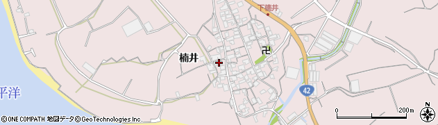 和歌山県御坊市名田町楠井559周辺の地図