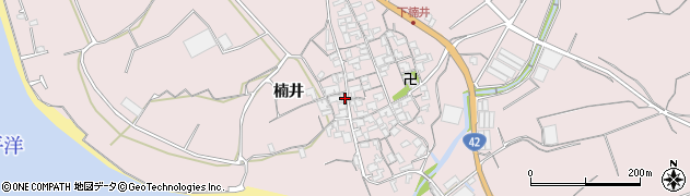 和歌山県御坊市名田町楠井535周辺の地図